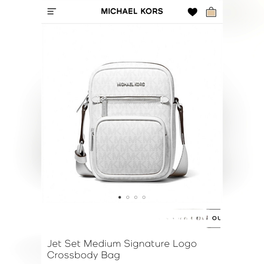 Michael Kors Jet Set  logo Crossbody Bag